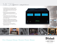 McIntosh MC-205 - Brochure 